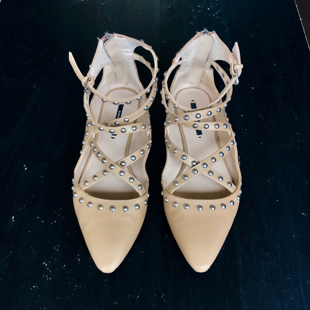 Very Stylish Studded Zara Shoes✨